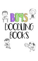 Boys Doodling Books: Dot Grid Journal Sketchbook