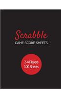 Scrabble Game Score sheets