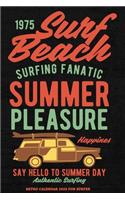 Retro Calendar 2020 For Surfer