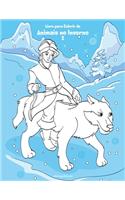 Livro para Colorir de Animais no Inverno 2