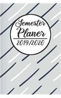Semester Planer 2019 / 2020: Semesterplaner 2019 2020 - Studienplaner A5, Semesterkalender, Timer, Uni Planer