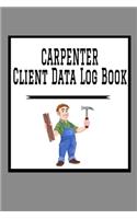 Carpenter Client Data Log Book