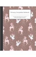 Primary Composition Notebook: Ballerina Dancer Ballet -Grades K-2 - Handwriting Practice Paper-Primary Ruled With Dotted Midline - 100 Pgs 50 Sheets - Premium - 8x10" -Practice G