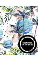 Parent Phone Log For Teachers