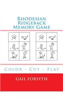 Rhodesian Ridgeback Memory Game