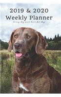 2019 & 2020 Weekly Planner Every Dog Must Have His Day.