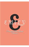 Emily Personalized Lined Journal Notebook
