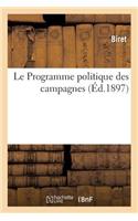 Le Programme Politique Des Campagnes