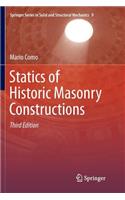 Statics of Historic Masonry Constructions