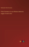 Pietro Giordani e la sua dittatura letteraria