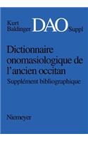 Dictionnaire onomasiologique de l'ancien occitan (DAO)