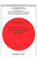 Effizienzwirkungen Von Finanzausgleichsregelungen