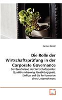 Rolle der Wirtschaftsprüfung in der Corporate Governance
