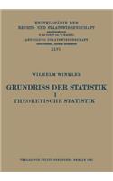 Grundriss Der Statistik I Theoretische Statistik