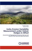 Insitu Erosion Variability Measurement under Vetiver Hedges in Alfisol