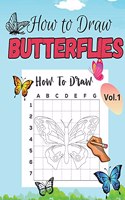 How to Draw Butterflies