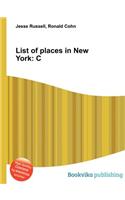List of Places in New York