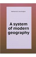 A system of modern geography