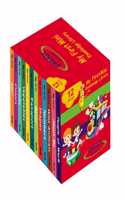 AWEJOY My First Mini Knowledge Library | Box Set of 12 Board Books for Kids | Early Learning & Brain Development Gift Set for Toddlers & Preschoolers