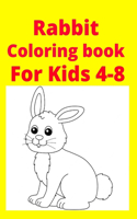 Rabbit Coloring book For Kids 4-8