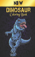 Coloring Book Dinosaur: Fun Coloring Book 50 Dinosaur Designs Coloring Book Dinosaurs for Kids, Boys, Girls and Adult Relax Gift for Animal Lovers Amazing Dinosaurs Colorin