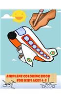 Airplane Coloring Book For Kids Ages 4-8