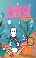 Sea Creatures Coloring Book