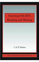 Teaching Esl/Efl Reading and Writing