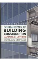 Fundamentals of Building Construction