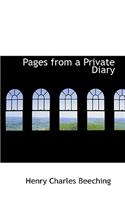 Pages from a Private Diary