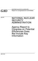 National Nuclear Security Administration