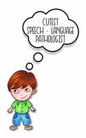 Speech-Language Pathologist: Therapists, teachers and students wide ruled line journal or composition book