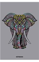 Notebook: Elephant Notebook / Journal Gift (120 blank pages - 6 x 9)