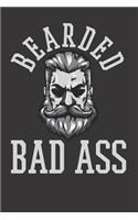 Beard Badass Bearded Notebook Journal: Beard Badass Bearded Notebook Journal Gift College Ruled 6 x 9 120 Pages