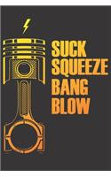Notebook for car auto mechanic tuner and racer blow fire