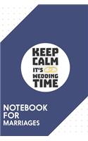 Notebook for Marriages