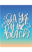 Sea YA at the Beach