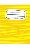 Composition Notebook: 7.44 x 9.69, 18.90 x 24.61cm - Wide Rule School Notebook Journal