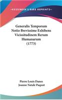 Generalis Temporum Notio Brevissime Exhibens Vicissitudinem Rerum Humanarum (1773)
