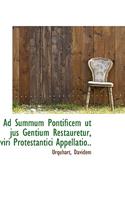 Ad Summum Pontificem UT Jus Gentium Restauretur, Viri Protestantici Appellatio..