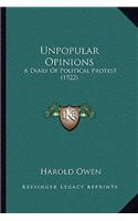 Unpopular Opinions