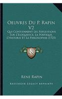 Oeuvres Du P. Rapin V2