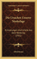Die Ursachen Unserer Niederlage