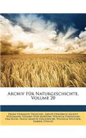 Archiv Für Naturgeschichte, Volume 20