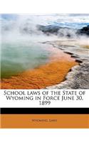 School Laws of the State of Wyoming in Force June 30, 1899