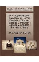 U.S. Supreme Court Transcript of Record Barreda V. Silsbee: (English)