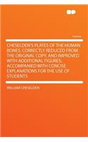 Cheselden's Plates of the Human Bones, Correctly Reduced from the Original Copy, and Improved with Additional Figures; Accompanied with Concise Explanations for the Use of Students