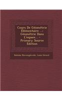 Cours De Géométrie Élémentaire ...