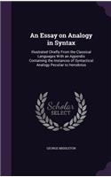 An Essay on Analogy in Syntax