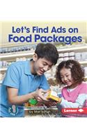 Let's Find Ads on Food Packages